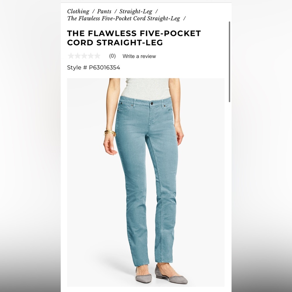 Talbot Light Blue Corduroy Pants Flawless Five Pocket